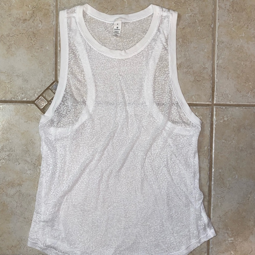 Lululemon see through racerback tank